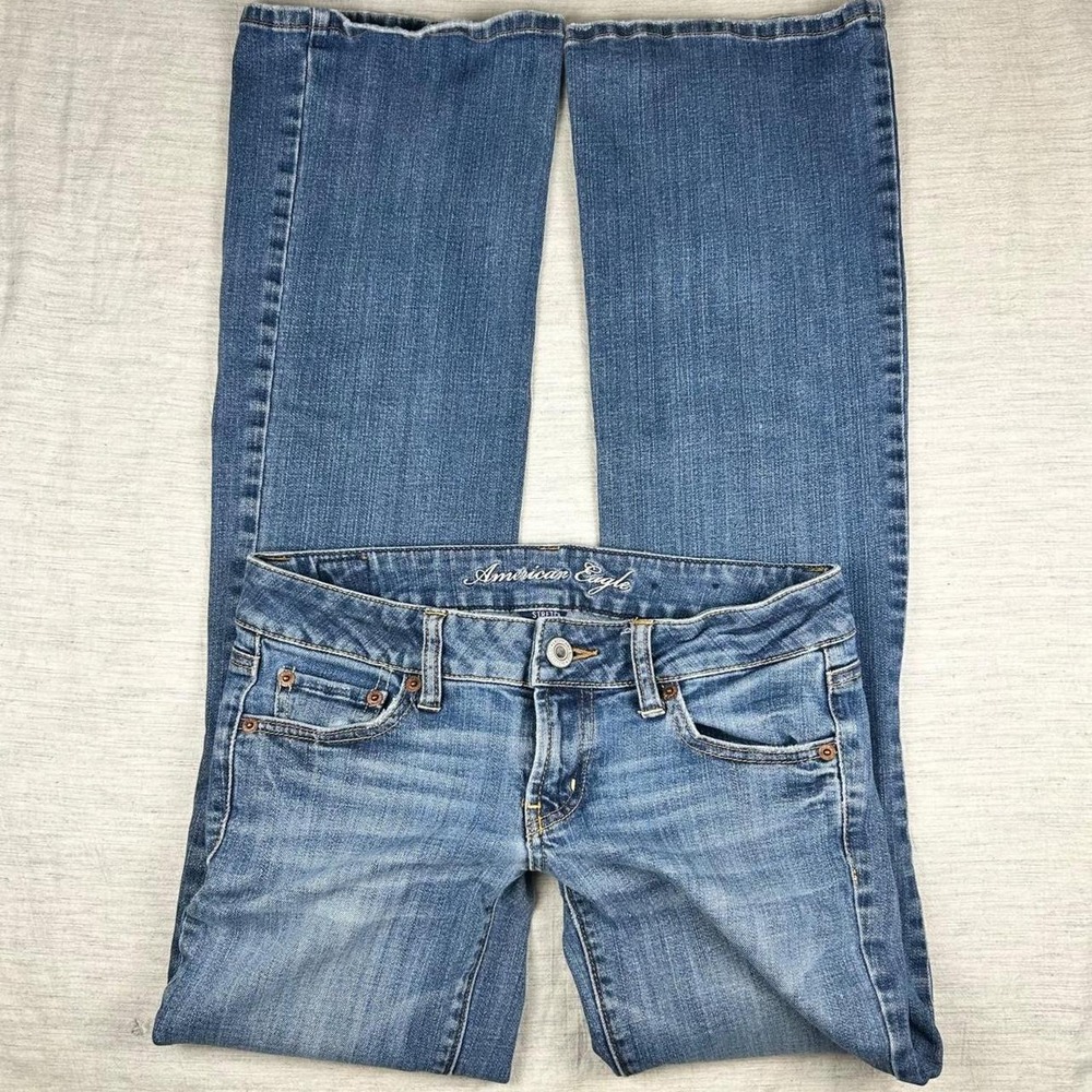 American Eagle y2k favorite boyfriend low rise bootcut jeans size 4 long